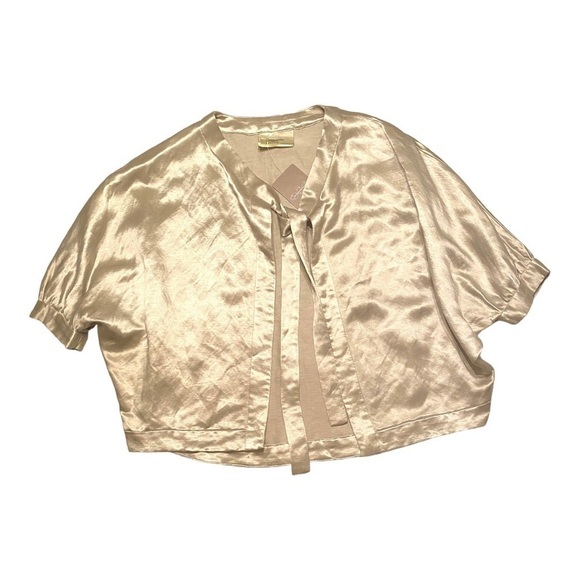 elevenses Tops - Anthropologie Elevenses Sage Green Silky Top Size X-Small